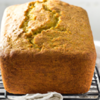 irish beer bread in loaf pan