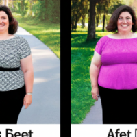 Create a realistic side-by-side 