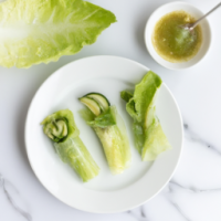 lettuce wraps with cucmber