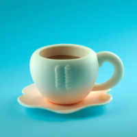 a cup of coffee that wonders curiuosity